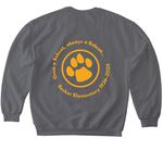 VIVA BECKER - 2026, a Charcoal Softstyle Crewneck Sweatshirt (back-view)