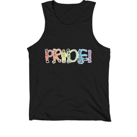 Pride Shirts and Hoodies, a Black Premium Cotton Tank
