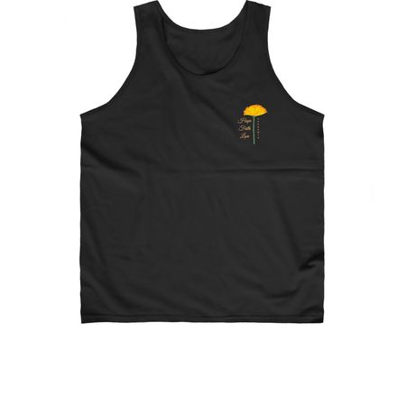Flower Leukemia, a Black Classic Unisex Tank Top