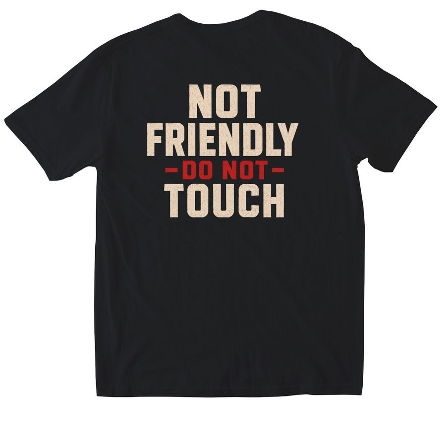 Do Not Touch, a Black Softstyle Cotton Tee