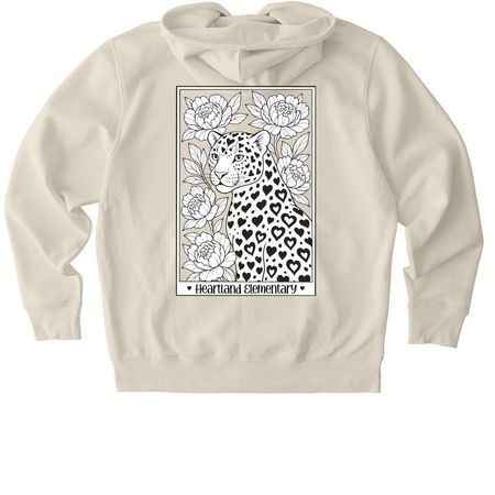 Heartland 30&nbsp;, a Natural Raw Stanley/Stella Unisex Cultivator 2.0 Zip Up Pullover Hoodie (back-view)