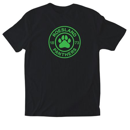 Classic Roesland Green, a Black Softstyle Cotton Tee