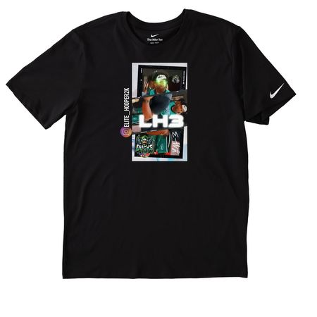 LH3 SEMI-PRO HOOPER ROOKIE MERCH&nbsp;, a Black Nike Dri-FIT Jersey Blend Performance Tee