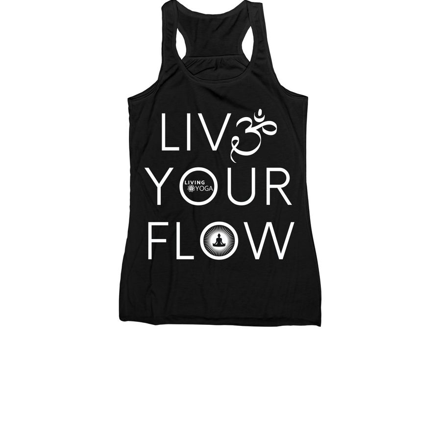 Live Your Flow, a Black Women's Racerback