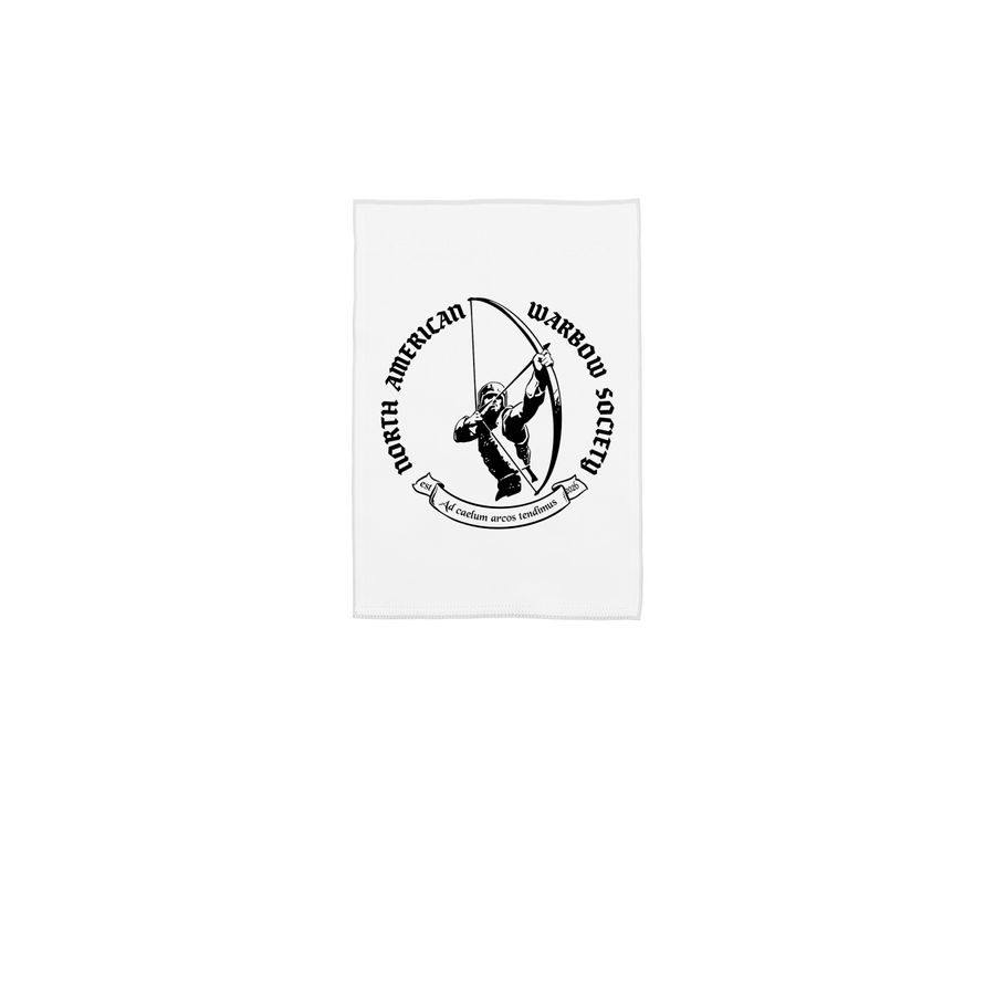 Yard Flag (without stand), a White 12" x 18" Yard Flag