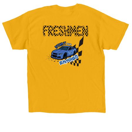 SLHS Class of 2030, a Gold Classic Unisex Tee (back-view)
