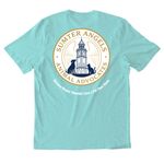 Sumter Pet Pantry Crew, a Saltwater Blue Allmade Organic Cotton Mineral Dye Tee (back-view)