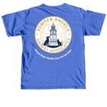 Sumter Pet Pantry Crew, a Flo Blue Comfort Colors Unisex Tee (back-view)
