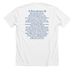 October Awareness Shirts Batch 33, a Solid White Blend Premium Unisex Tee (back-view)
