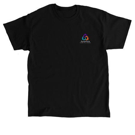 You Belong Here - White Logo, a Black Classic Unisex Tee