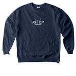 Lone Star Summit 2026: Aint No Place, a True Navy Comfort Colors Crewneck Sweatshirt (back-view)