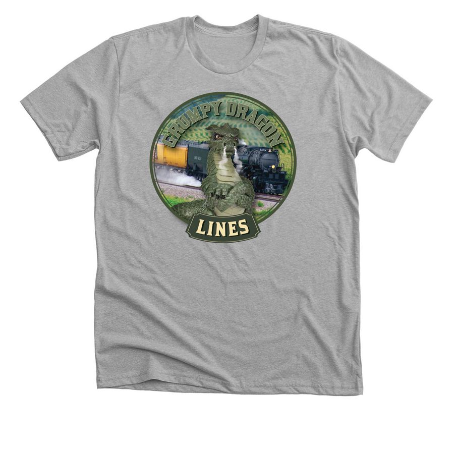 O Gauge Train Enthusiasts, a Athletic Heather Premium Unisex Tee