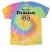 Peace, Love, Pitties, a Eternity Classic Tie Dye Tee (back-view)