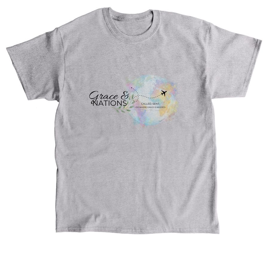Go where Grace is needed., a Sport Grey Classic Unisex Tee