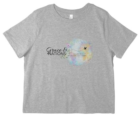 Go where Grace is needed., a Athletic Heather Women's Heavyweight Tee