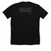 Said, 2000, a Solid Black Blend Premium Unisex Tee (back-view)