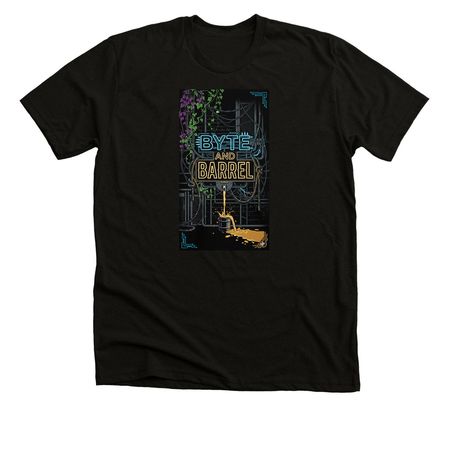 On Tap, a Solid Black Blend Premium Unisex Tee