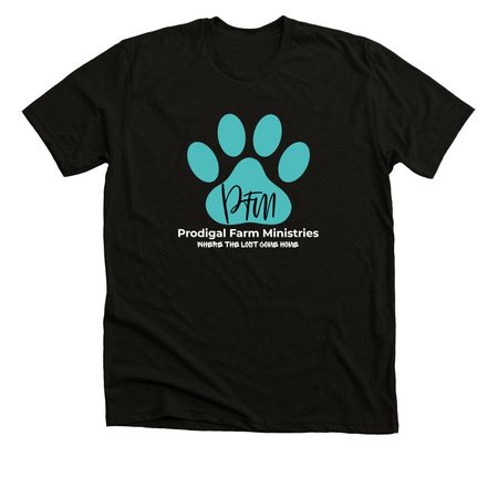 PFM Logo, a Solid Black Blend Premium Unisex Tee