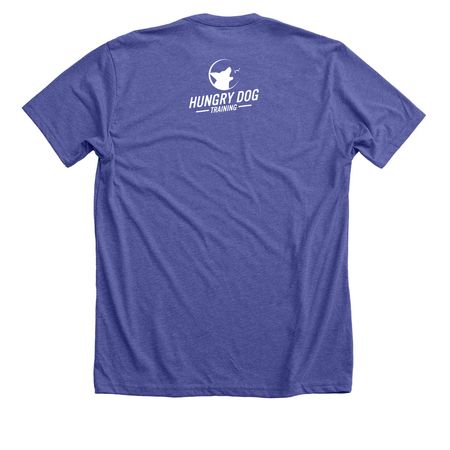 Follow Your Nose, a Heather Lapis Premium Unisex Tee (back-view)