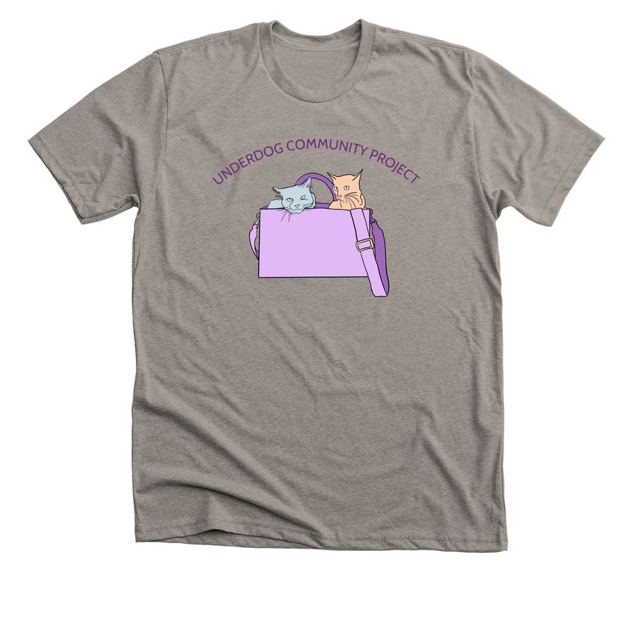 Modes of Transportation: Purse Cats, a Heather Stone Premium Unisex Tee