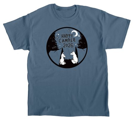 Happy Camper 2026, a Indigo Blue Classic Unisex Tee
