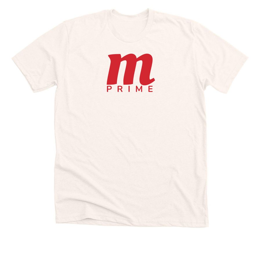 Mprime, a Heather Natural Premium Unisex Tee