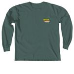 Keep Public Lands Public, a Blue Spruce Comfort Colors Long Sleeve Tee (back-view)
