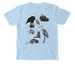 Me and All My Friends, a Chambray Comfort Colors Pocket Tee (back-view)