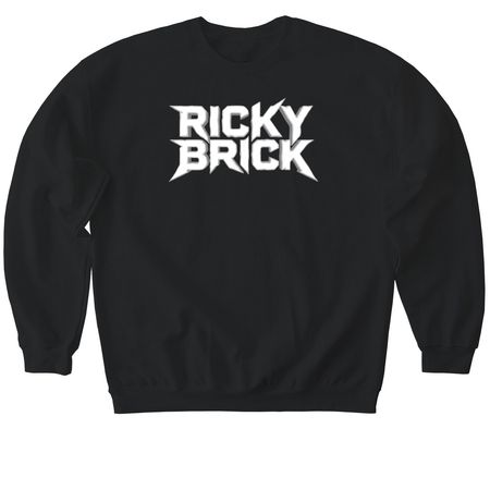 Ricky Brick Season One, a Black Softstyle Crewneck Sweatshirt