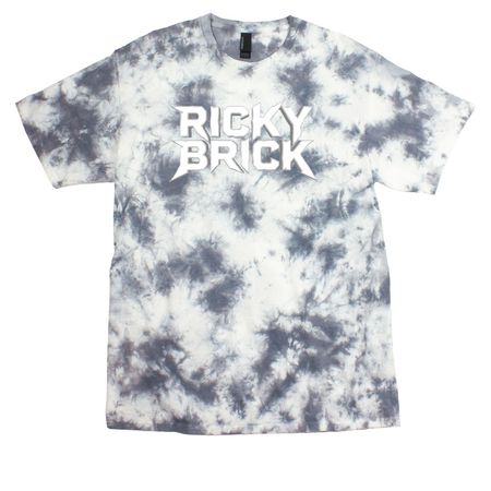 Ricky Brick Season One, a Grey Crystal Tie Dye Tee