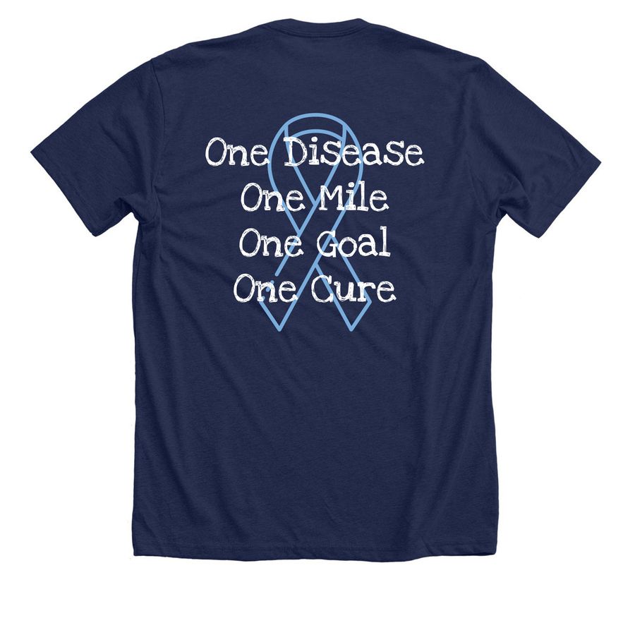 Team Sofia!, a Solid Navy Blend Premium Unisex Tee (back-view)