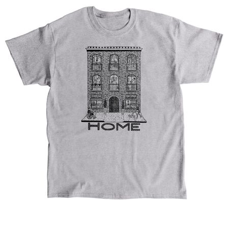 Security, Stability, HOME, a Sport Grey Classic Unisex Tee
