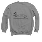 T-shirts, a Charcoal Crewneck Sweatshirt (back-view)