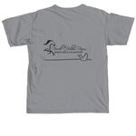 T-shirts, a Granite Comfort Colors Unisex Tee (back-view)