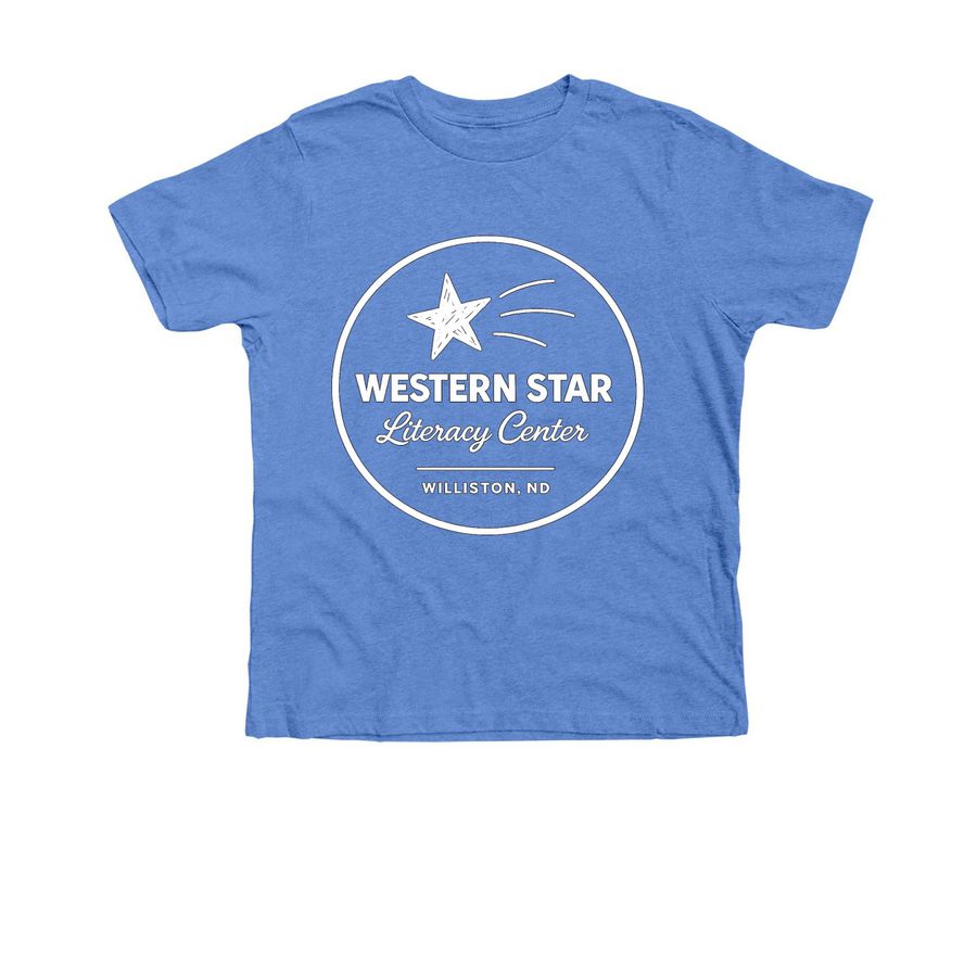 Youth T-shirts, Hoodies & Crew Necks, a Heather Columbia Blue Premium Youth Tee