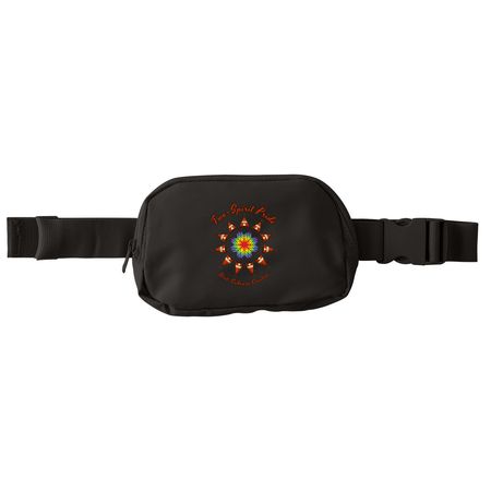 Lakota Pride Hip Bag, a Deep Black Matte Hip Pack