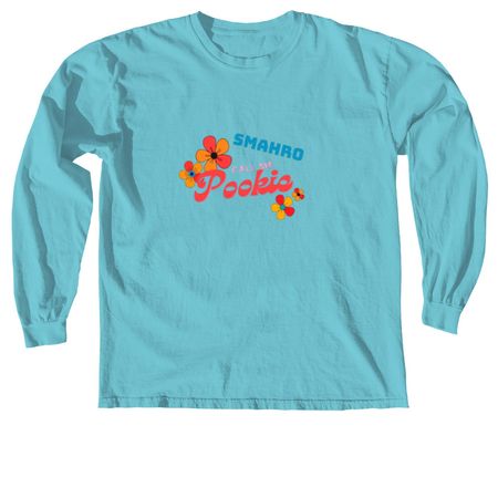 It's all Wavy and Gravy if you Call me Pookie, a Lagoon Comfort Colors Long Sleeve Tee
