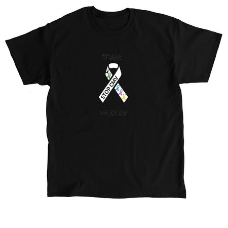Team Zakary, a Black Classic Unisex Tee