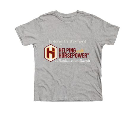 I belong to the herd., a Athletic Heather Premium Youth Tee