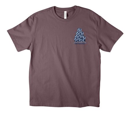 Charmers Riddim Section (8 cobras tee), a Purple Storm Unisex Heavyweight Tee (back-view)