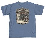 Fuel For the Soul&nbsp;, a Blue Jean Comfort Colors Unisex Tee (back-view)
