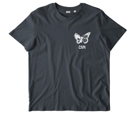 CNM Uterus on Back, a India Ink Grey Stanley/Stella Unisex Crafter Tee
