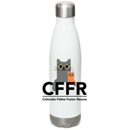CFFR Water Bottles, a White Stainless Steel Water Bottle