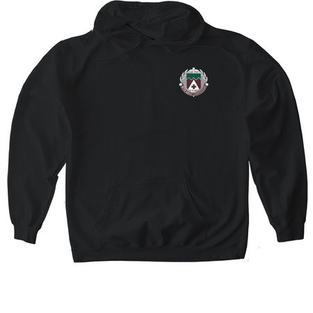 JBLM Dental Health Activity Unit Shirts, a Black Gildan Softstyle Pullover Hoodie