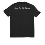 Finally Chosen, a Space Black Allmade Eco Triblend Unisex Tee (back-view)