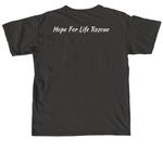 Finally Chosen, a Pepper Comfort Colors Unisex Tee (back-view)