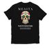Mesita Brunch T Shirt, a Deep Black Allmade Organic Cotton Unisex Tee (back-view)