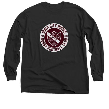 45th Anniversary Gear, a Black Classic Long Sleeve Tee