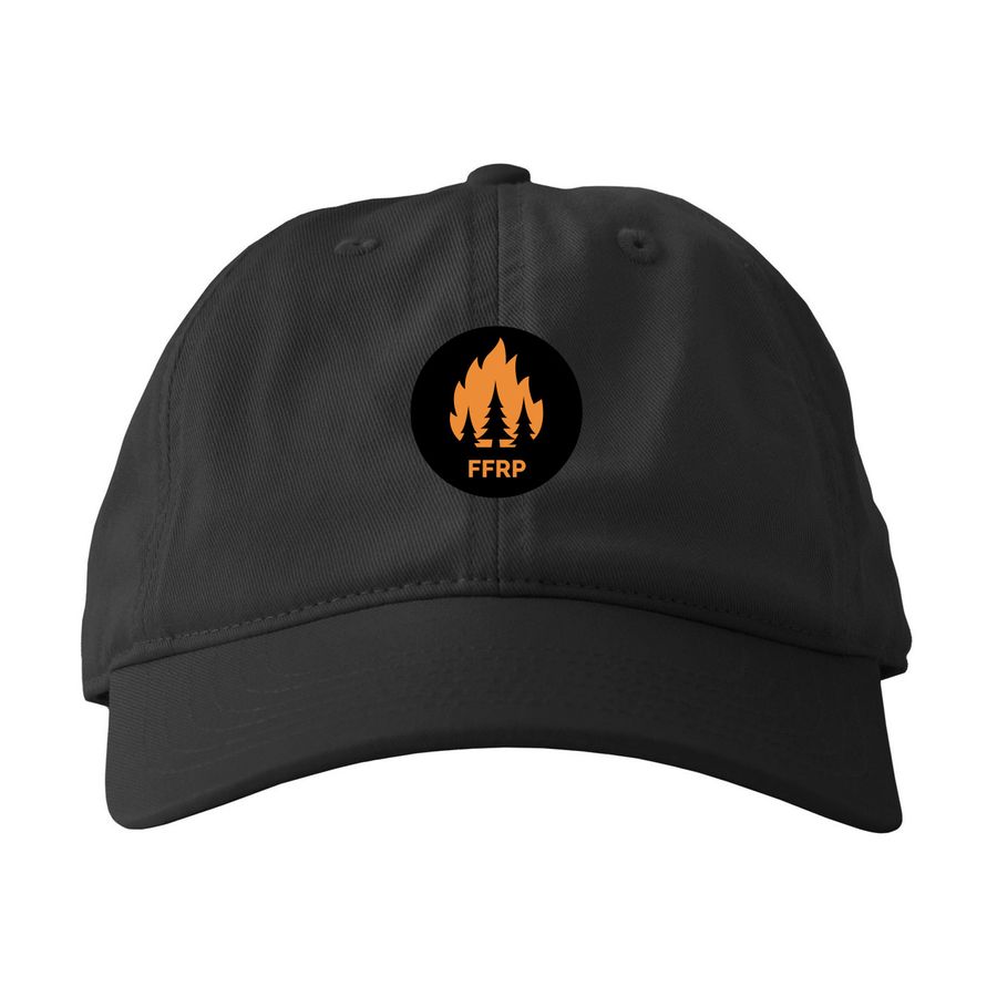 ?Wear the Mission: FFRP Hat, a Black Printed Eco Baseball Cap