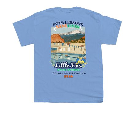 Swim Lessons Save Lives ? WLSL 2026, a Carolina Blue Youth Unisex Tee
